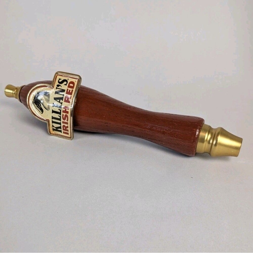 Killian's Irish Red Premium Lager Beer Tap Wood Pull Arm Handle Keg Man Cave